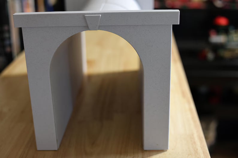 Model Train Tunnel Portals, Pair of two.