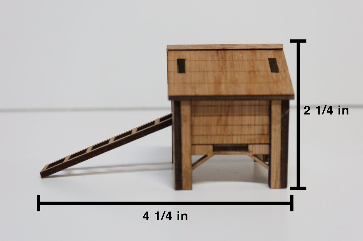1:48 (O scale) 4-Pack Farm Chicken Coop