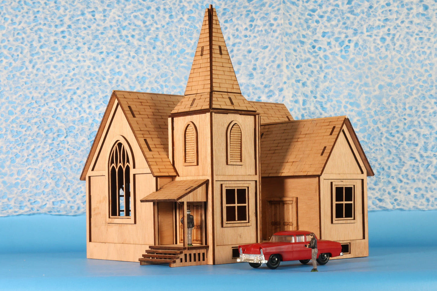 1:48 (O scale) Colonial-Style Church