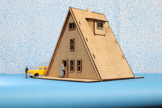 1:48 (O Scale) A-Frame Cabin