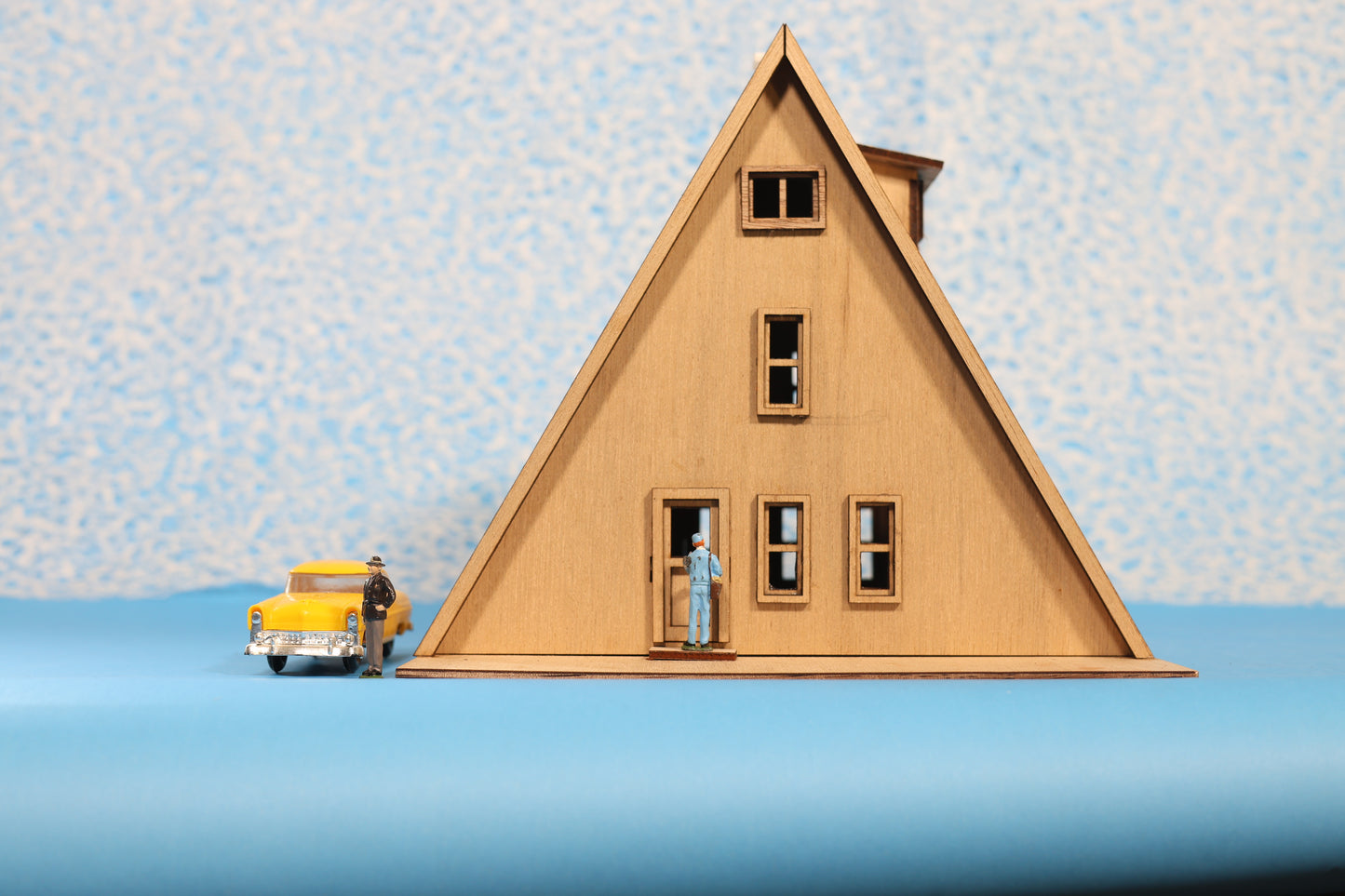 1:48 (O Scale) A-Frame Cabin