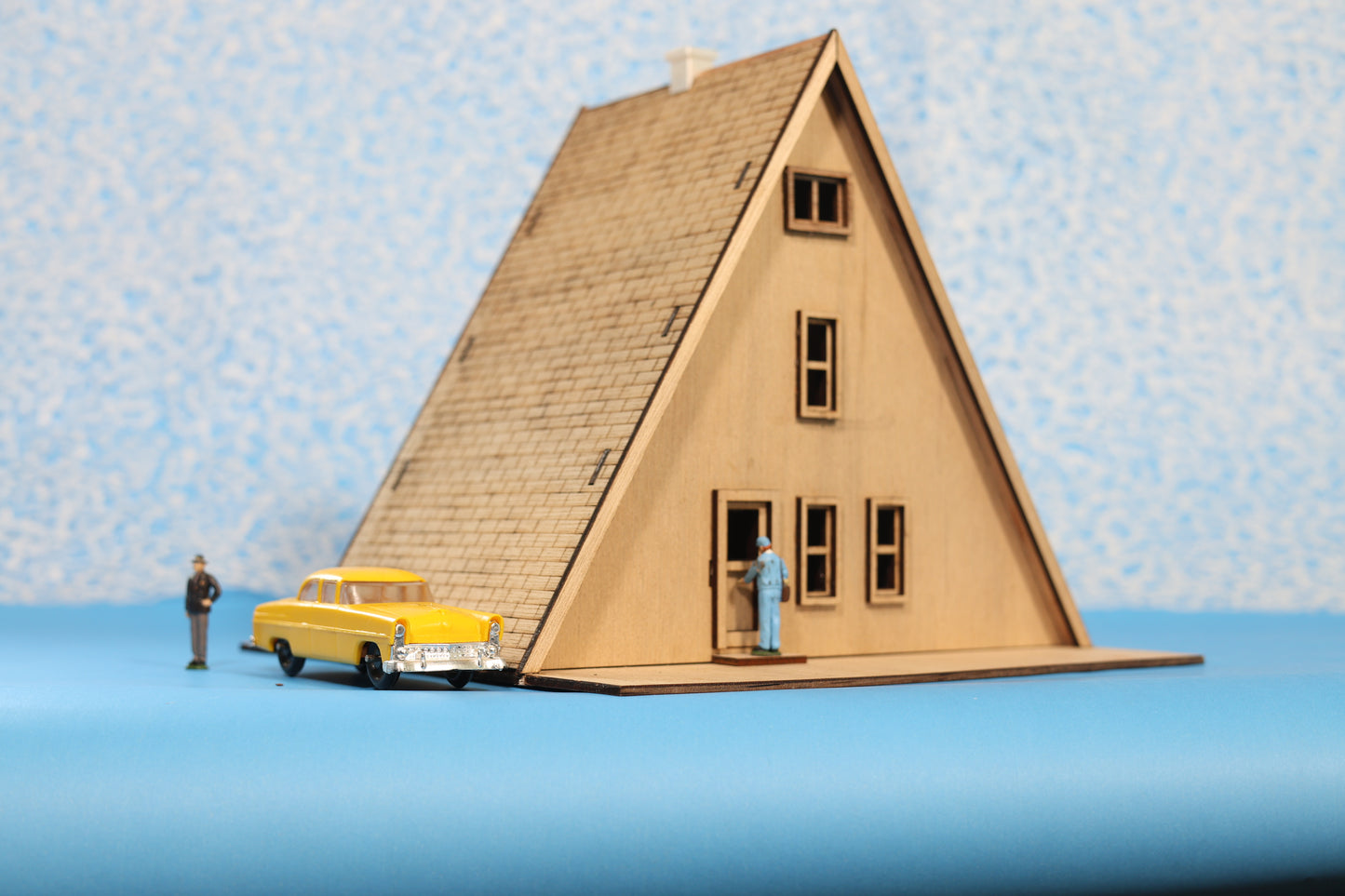 1:48 (O Scale) A-Frame Cabin