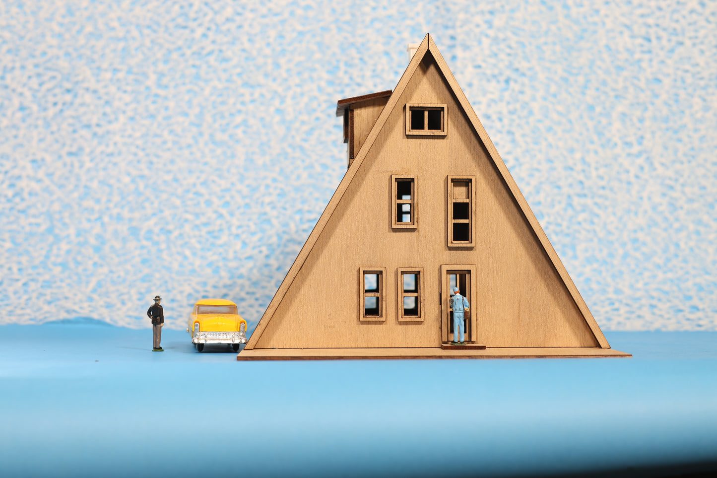 1:48 (O Scale) A-Frame Cabin