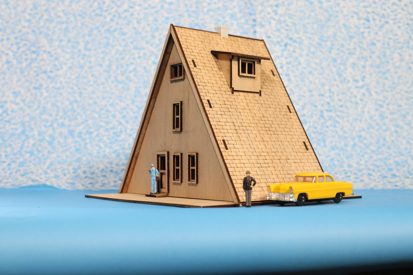 1:48 (O Scale) A-Frame Cabin