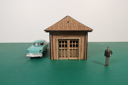 1:48 (O scale) Small Garage