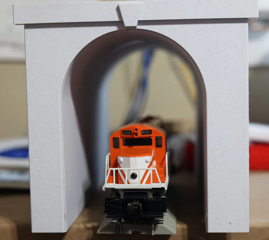 Model Train Tunnel Portals, Pair of two.