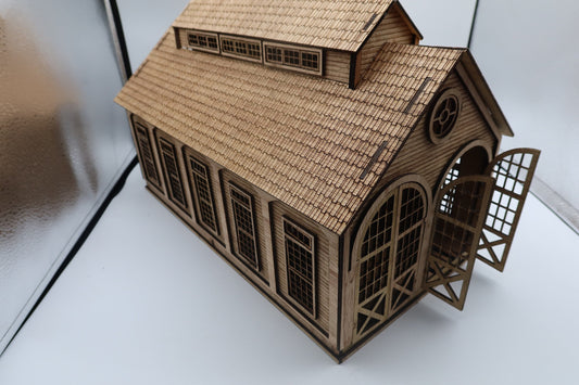 1:48 (O scale) Engine Shed