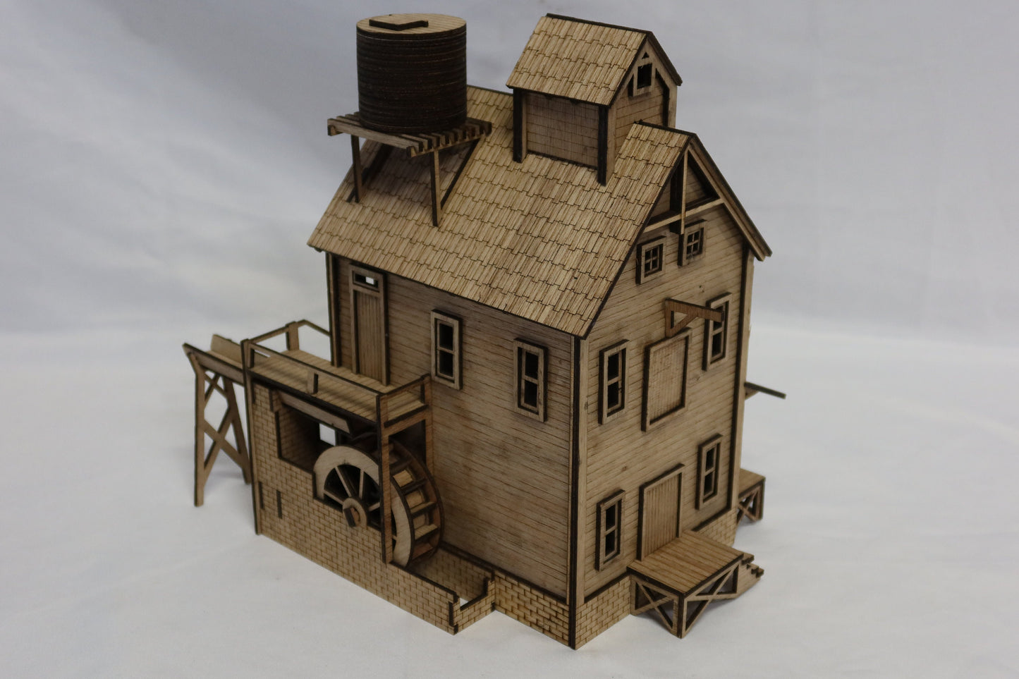 1:48 (O scale) Water Wheel Mill