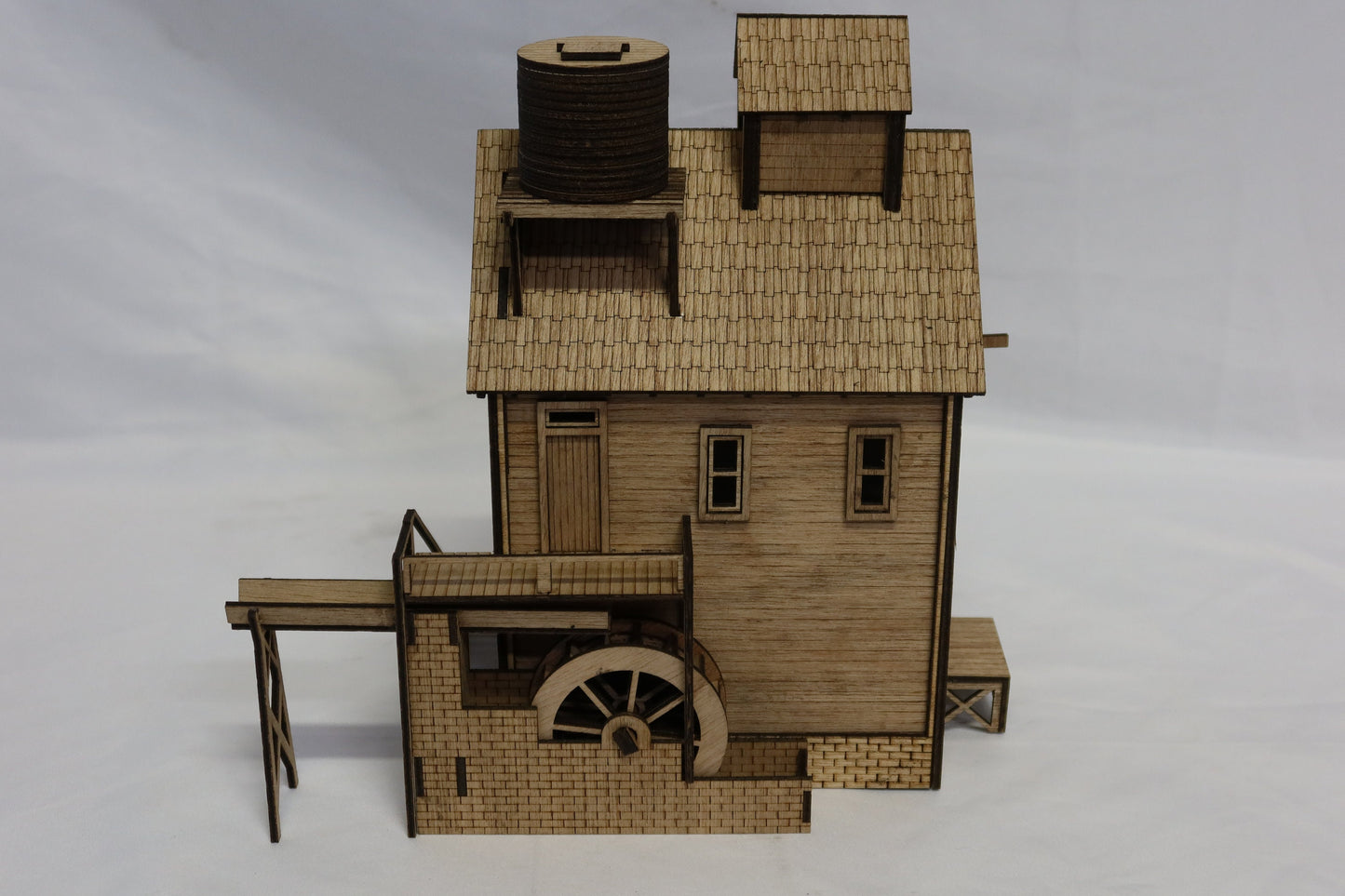 1:48 (O scale) Water Wheel Mill