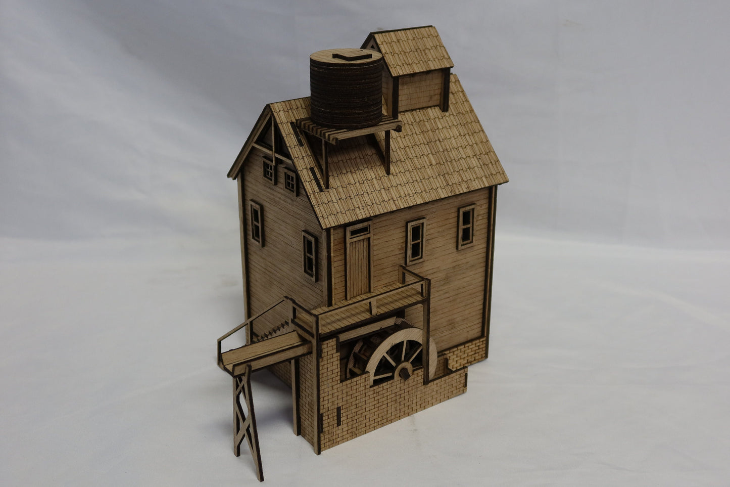 1:48 (O scale) Water Wheel Mill