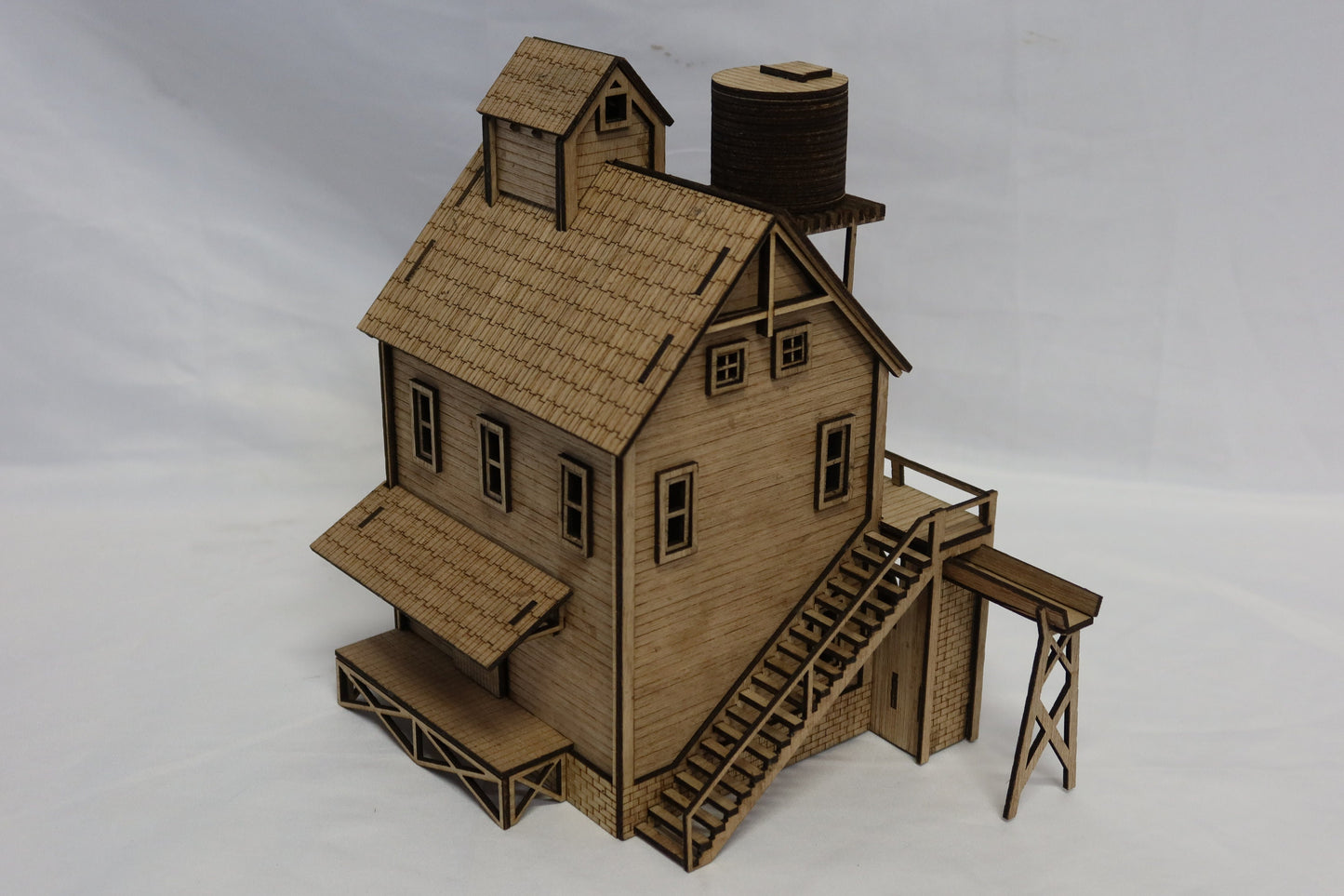 1:48 (O scale) Water Wheel Mill