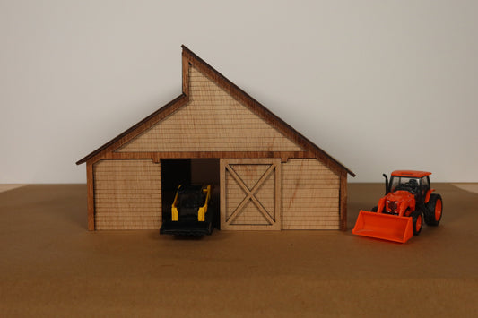 1:48 (O scale) Farm Equipment Shed