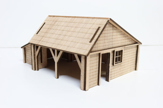 1:48 (O scale) Farm-Large Shed